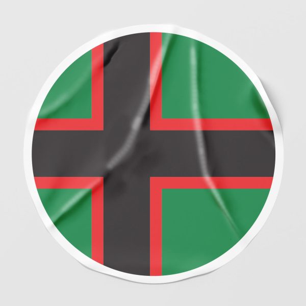 Наклейка на автомобиль флаг корел